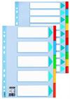 Faneblade Esselte A4 5-delt karton