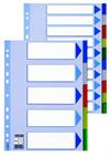 Faneblade Esselte PP A4, 10 delt, plast