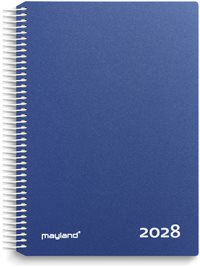 Mayland Timekalender blå PP-plast 2028 nr. 28218020