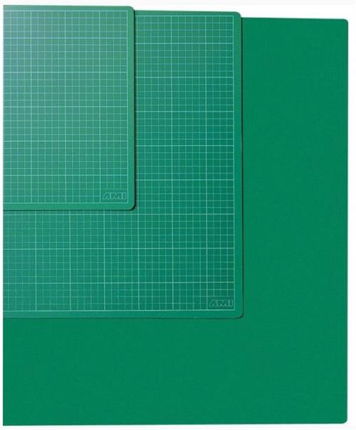 Skærepladeunderlag 80 x 120cm, grøn 