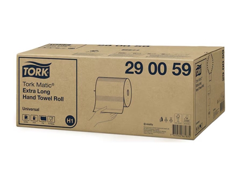 Tork 290059 Matic håndklædeark extra long H1 1 lags 21cm x 280m