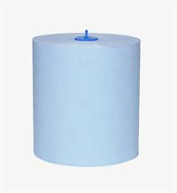 Tork håndklædeark H1 på rulle, advanced, soft blå, 2 lags, 21cm x 150m