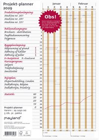 Mayland Projekt Planner brun 2029 nr. 29105000