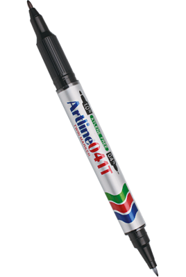 Artline Twin Tip Permanent Marker - 0,4 / 1,0 mm spids