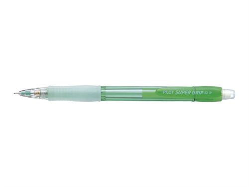 Pilot PENCIL H-187, 0,7mm, Super Grip Neon farver