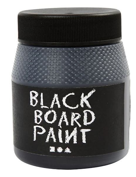 Tavlemaling 250ml. Blackboard Paint - farve Sort