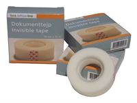Tape 19 mm. x 33 m. BNT usynlig tape ( som 3m 810 tape)