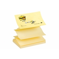 3M Post-it blok, Z-fold R-350  76 x 127 mm.