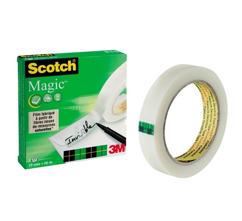Scotch Magic Tape 3M 810 19mm x 66m - usynlig tape
