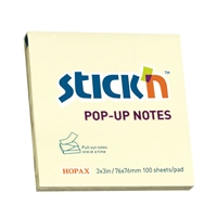 Stick'n  Z-notes, 76x76mm, bruges i disp. - 100 blade