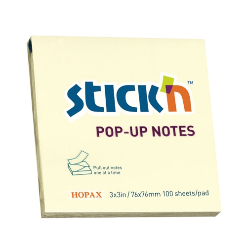 Stick\'n  Z-notes, 76x76mm, bruges i disp. - 100 blade