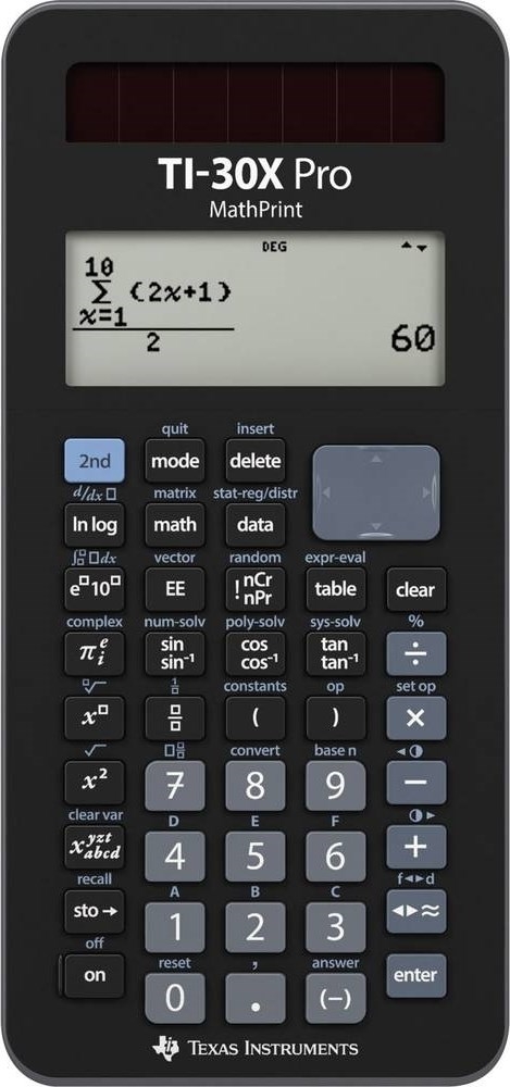 Texas TI 30X Pro MathPrint - Videnskabelig lommeregner