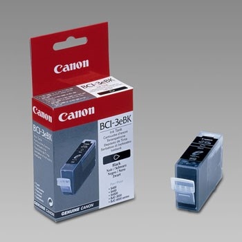 Canon BCI-3eBK, sort, canon