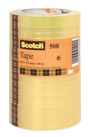 3M tape Scotch 508, 15mm x 66m, 10rl/box