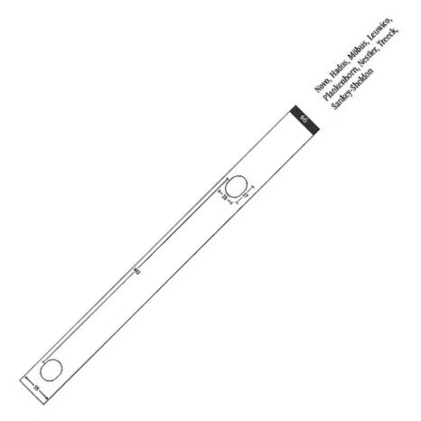 Tegningsophæng 3L, PVC white 0,15mm 50m, 55mm bredde, hulafstand 147x250mm