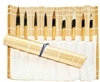 Penselmåtte i bambus 33x33 cm 