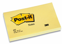 3M Post-it blokke 655, 12/pk. 76x127mm