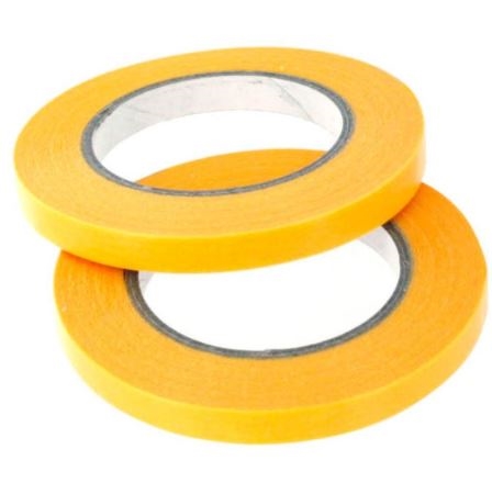 Vallejo masking tape 18m pr. rulle, 3 el. 6 mm bredde ( 2 rl. pk.)