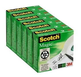 Scotch Magic Tape 3M, 810 19mm x 33m - usynlig tape