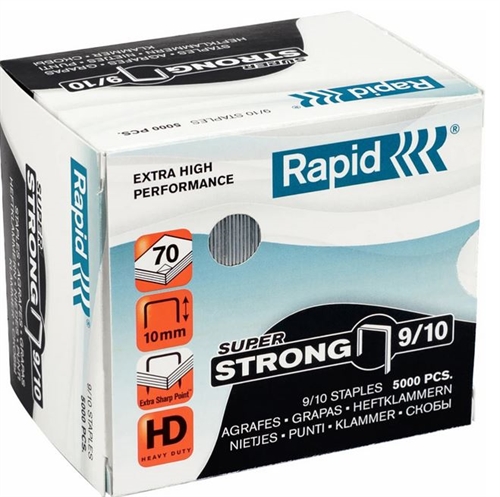 Hæfteklamme Rapid Super Strong 9/10, 5000/pk.