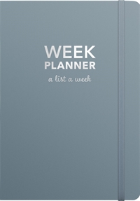 Mayland Week Planner blue, udateret kalender A5  nr. 92 7456 00