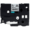 Tape til Brother TZe-261 tape, sort tekst på hvid 36 mm tape, AZe-261