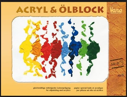 Akryl/olie blok Wang 230gram 36x48cm