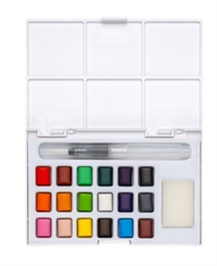 Akvarel Sæt 18 farver i pocket box  