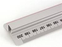 Aluminiums lineal 200 cm med grib.