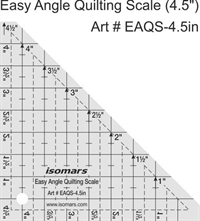 Skrædder vinkel lineal  Quilting 4,5"  Art.EAQS