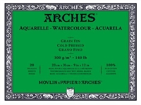 Arches akvarel blok 300g  23x31cm  20ark/blok