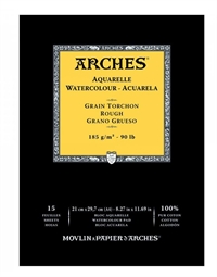 Arches akvarel blok 185g  A4  15ark/blok