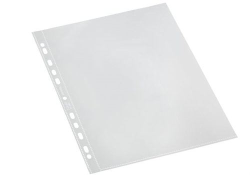 Bantex plastlommer A4 med topåbning 0,11mm glasklar - 100 stk