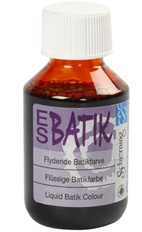 Batikfarve 100ml - vandbaseret - mange farver. 