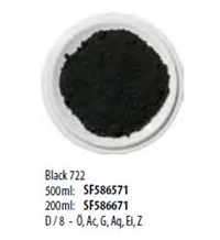 Pigment farve 500 ml.. Black 722
