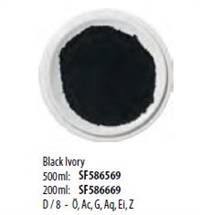 Pigment farve 500 ml. Black Ivory