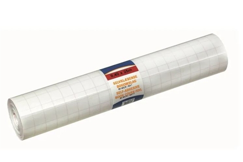 Bogplast Bantex 400mm x 25m selvklæbende transparent 100my
