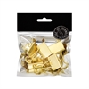 Foldback clips 32 eller 41mm sølv eller guld farvet.
