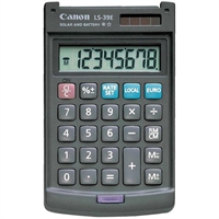 Canon LS-39E - lommeregner med låg og valutaomregning