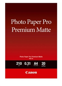 Canon Fotopapir PM-101 Pro Matte A4 - 20ark/pk.