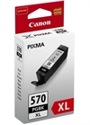 Canon Black Inkjet Cartridge PGI 570BKXL  farve sort