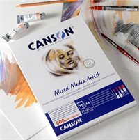 Canson mixed Media Artist A3 - 600g 15 sider pr. blok