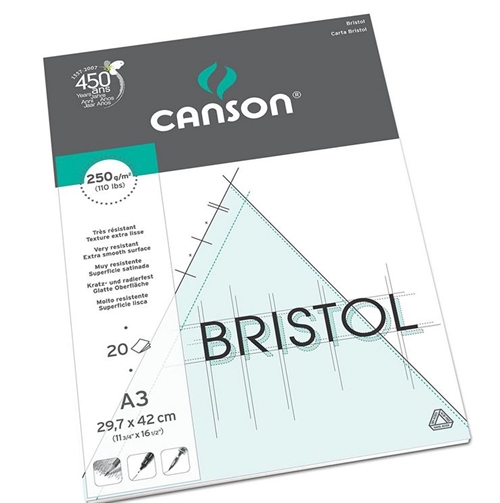 Canson Bristol A3 blok 250gram