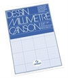 mm papir A4 blok Canson, 90 gram blå