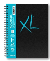 Canson akvarelbog A5 300 gram med hårdt omslag og spiral cold pressed