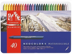 Caran d\'Ache Neocolor II  40 stk. æske