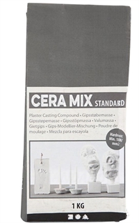 Modelgips Cera-Mix standard 1kg. lys grå