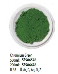 Pigment farve 500 ml. Chromium Green