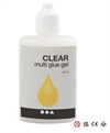 Clear Multi Glue Gel 27ml. flaske - klar lim, vandbaseret