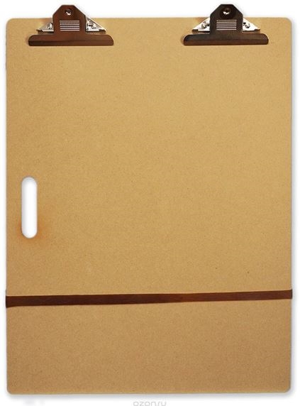 Clipboard A2+ tegneplade 63 x 48,5cm tykkelse 5mm med bærehul